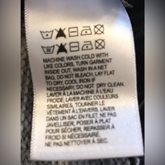 Lucky Brand Womens Striped Sweater Off White Black and Gray Size LG - Picture 4 of 8